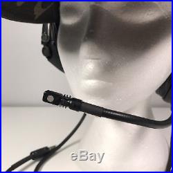 MSA Sordin TCI Tactical Command Industries PTT Hearing Protection Headset