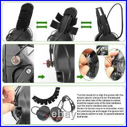 Module Tactical Headset Noise-canceling Electronic Earmuffs No-Mic for Airsoft