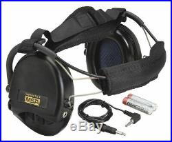 Msa Behind-the-Head Electronic Ear Muffs, 18dB Noise Reduction Rating NRR