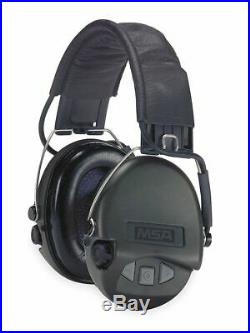 Msa Over-the-Head Electronic Ear Muffs, 19dB Noise Reduction Rating NRR
