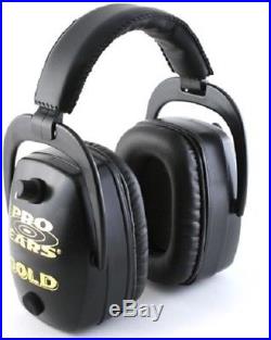 NEW Pro Ears GS-DPM-B BLACK Pro Mag Gold NRR 30 Protective Electronic Earmuffs