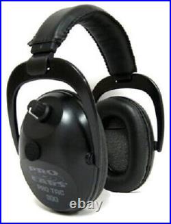 NEW Pro Ears GS-PT300-B BLACK Tac Plus Gold NRR 26 Electronic Ear Muffs N Style