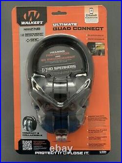 NIB Walker's Earmuffs (+ NEW gel pads) Ultimate Digital Quad Connect, Bluetooth
