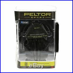 NOB Peltor Tactical 500 Sport Hearing Protector in Black Bluetooth NRR 26 dB
