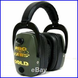 New Pro Ears Pro Mag Gold Hearing Protection and Amplification Ear Muffs