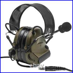 New Tactical Headset Military Headset Noise Headphones Hunting Hearing Earmuffs