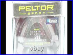 PELTOR Sport Tactical 500 Smart Electronic Hearing Protector with Bluetooth Tech