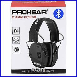 PROHEAR 030 Electronic Shooting Ear Protection Earmuffs with Bluetooth Black