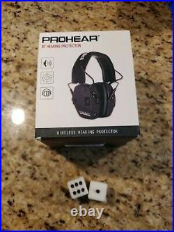 PROHEAR 030 Electronic Shooting Ear Protection Earmuffs with Bluetooth Black