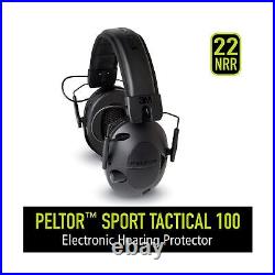 Peltor Sport Tactical 100 Electronic Hearing Protector, Ear Protection, NRR 2