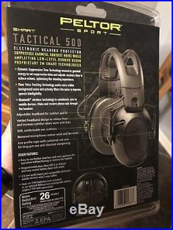 Peltor Sport Tactical 500 26db Bluetooth Electronic Earmuffs