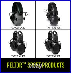 Peltor Sport Tactical 500 Electronic Hearing Protection Earmuffs, Bluetooth-Enab