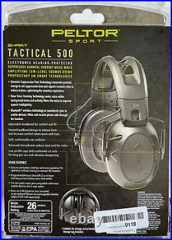 Peltor Sport Tactical 500 Electronic Hearing Protector Bluetooth Wireless