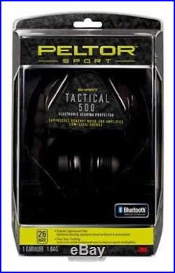 Peltor Tactical 500 Electronic Hearing Protector With Alpha 1100 Recharge Unit