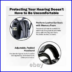 Pro Ear Muff Electronic Hearing Protection Behind Head Comfort Black GSPT300BH8