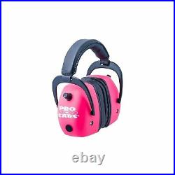 Pro Ear Muffs Electronic Hearing Protection Amplification Shooting Range Pink