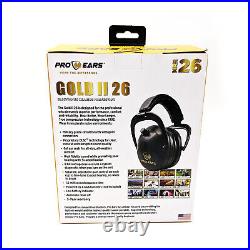 Pro Ears Gold II 26 Electronic Hearing Protection Earmuffs Black PEG2SMB