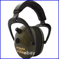 Pro Ears Gold II 26 NRR 26 -Electronic Hearing Protector Ear Muffs, Green-PEG2SMG
