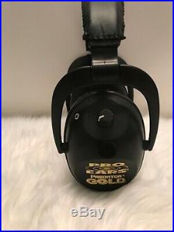 Pro Ears PREDATOR GOLD Electronic Earmuffs Hearing, Black NRR 26 dB GSP300P