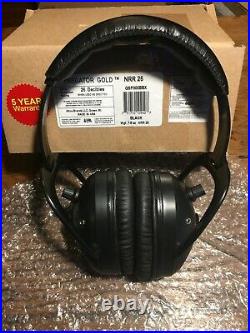 Pro Ears PREDATOR GOLD Military Grade ELECTRONIC Ear Muff NRR 26, Black GS-P300