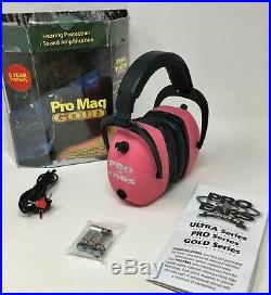 Pro Ears PRO MAG GOLD Electronic Earmuff Amplification NRR 30, #GSDPMP PINK