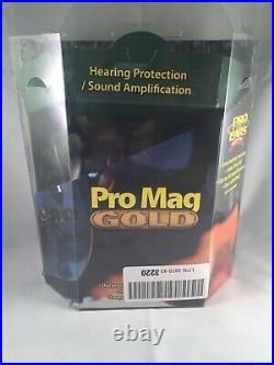 Pro Ears PRO MAG GOLD Electronic Earmuff NRR 30, Black, # GSDPMBBX