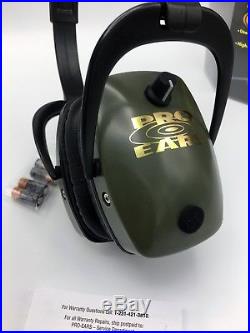 Pro Ears PRO SLIM GOLD Series Tactical Electronic Ear Muffs Green GS-DPS-G
