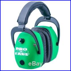 Pro Ears Pro Mag Gold Electronic Hearing Protection NRR 30 -Ear Muffs Neon Green