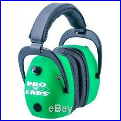 Pro Ears Pro Mag Gold Hearing Protection Headset, Neon Green NRR30 / 30 Decibels