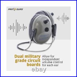 Pro Ears Pro Tac 300 Behind The Head Electronic Hearing Protection, Military