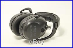 Pro Ears Tac Plus Gold NRR 26 Ear Muffs with 2 Lithium 123 Batteries Black