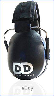 Professional Safety Ear Muffs by Decibel Defense 37dB NRR The HIGHEST Rate