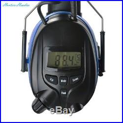 Protear Bluetooth FM/AM Radio Safety Earmuffs Electronic Noise Reduction Audio E