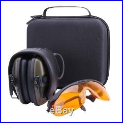 Protection Case Electronic Ear Muffs Noise Cancelling Impact Shooting Shockproof