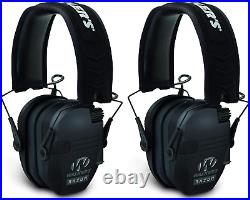 Razor Slim Electronic Shooting Muffs 2-Pack Bundle (Black)