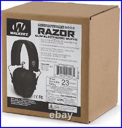 Razor Slim Shooter Electronic Hunting Folding Hearing Protection Earmuffs