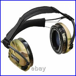 SWATCOM Active8 Waterproof Headset, Neckband, Camo Dipped Cups, Gel Ear Seals