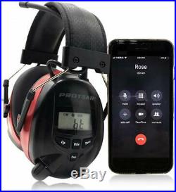 Safety Ear Muffs Electronic Hearing Protection Noise Reduction Radio Headphones