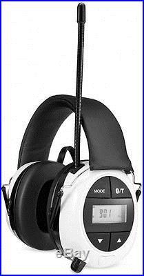 Safety Works Ear Muffs Electronic Hearing Noise Protection Earmuffs Bluetooth