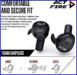 Shooting Ear Protection Earmuffs, NRR 26Db Hearing Protection Earbuds Electronic