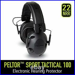 Sport Tactical 100 Electronic Hearing Protector, Ear Protection, NRR 22 dB
