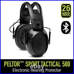 Sport Tactical 500 Smart Electronic Hearing Protector with Bluetooth Wireless