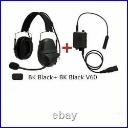 Stock FMA FCS AMP Dual-Channel Pickup Noise ReductionTactical Headset PPT Set