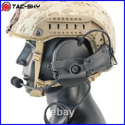 TAC-SKY Electronic Shooting Tactical Noise Canceling Headset for ARC Rail Helmet