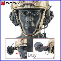 TAC-SKY Electronic Shooting Tactical Noise Canceling Headset for ARC Rail Helmet