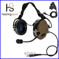 Tactical Pickup Noise Canceling Headset, Gel Over-Ear Headband + U94 PTT