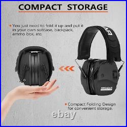 Upgraded Bluetooth Electronic Shooting Hearing Protection Muffs withGel Ear Pads