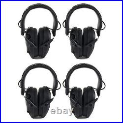 Walker's Black Punisher Razor Shooter Electronic Protection Earmuffs, (4 Pack)