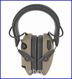 Walker's GWP-RSEMRC-FDE Black RAZOR Rechargeable Electronic 21dB NRR Ear Muffs