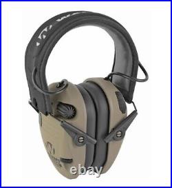 Walker's GWP-RSEMRC-FDE Black RAZOR Rechargeable Electronic 21dB NRR Ear Muffs